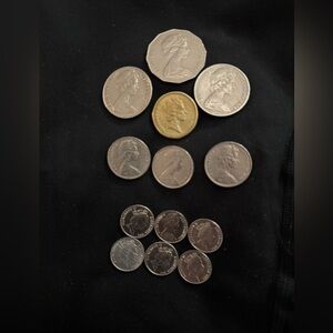 World Coin Lot – Australia Kangaroo $1, 50¢, 20¢, 10¢ & Small Coins